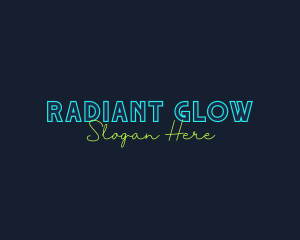 Neon Light Wordmark logo design