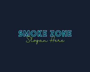 Neon Light Wordmark logo design