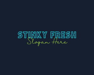 Neon Light Wordmark logo design