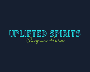 Neon Light Wordmark logo design