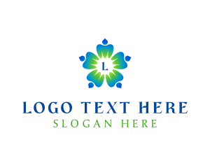 Wellness Flower Petals Logo