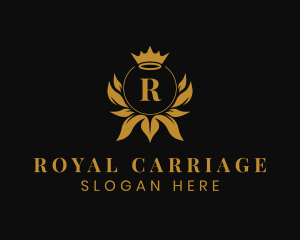 Royal Wreath  Crown Monarch logo design