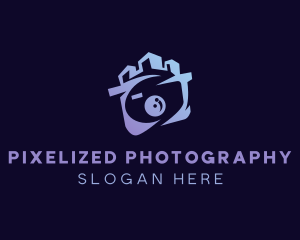 Photographer Lens Castle logo design