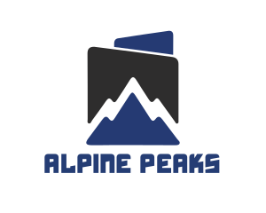 Blue Mountain Peak logo design