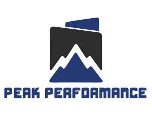 Blue Mountain Peak logo design