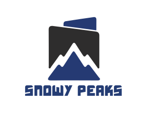 Blue Mountain Peak logo design