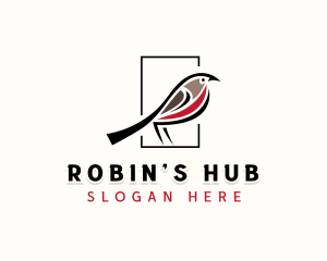American Robin Bird logo