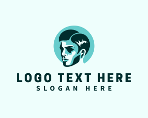 Handsome Man Face logo design