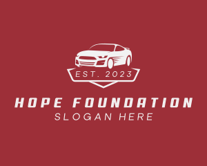 Sports Car Transportation Logo