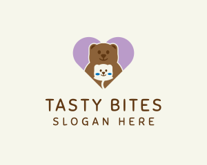 Cute Teddy Bear Logo