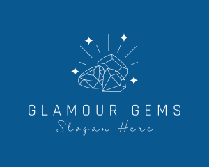 Sparkling Precious Stones logo design