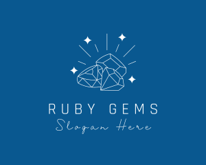 Sparkling Precious Stones logo design