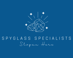 Sparkling Precious Stones logo design