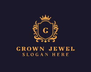 Shield Crown Royalty logo design