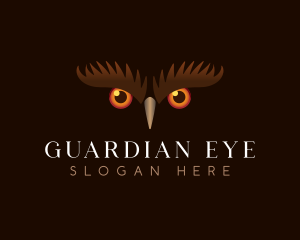 Avian Owl Eyes logo design