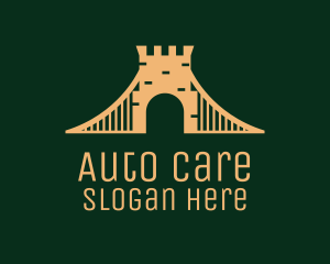 Golden Brick Bridge logo design