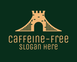 Golden Brick Bridge logo design