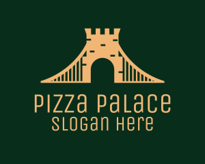 Golden Brick Bridge logo design