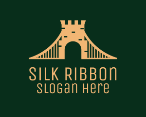 Golden Brick Bridge logo design