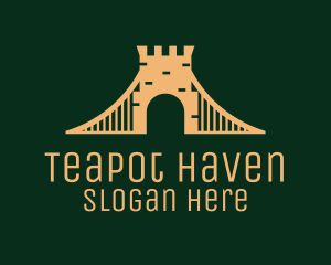 Golden Brick Bridge logo design