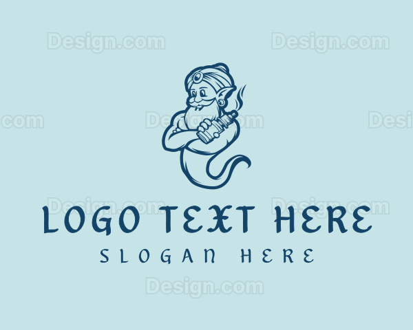 Turban Vaping Genie Logo