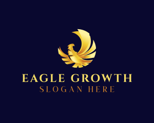 Corporate Eagle Wings logo design