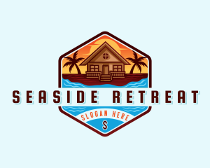 Beach Vacation Resort logo design