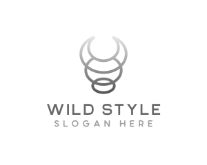 Wild Native Bull logo design