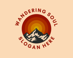 Mountain Forest Wanderer logo design