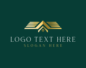 Mortgage - Roof Deluxe Realty logo design