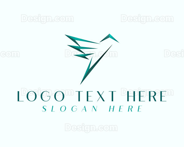 Avian Hummingbird Flight Logo