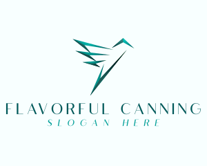 Avian Hummingbird Flight logo design