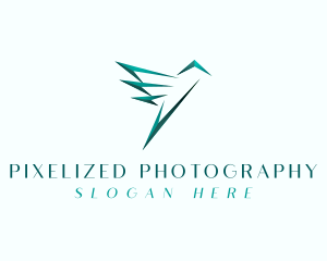 Avian Hummingbird Flight logo design