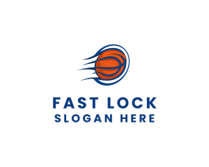 Basketball Fast Hoop logo design