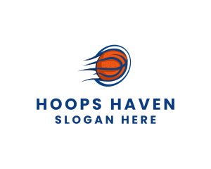 Basketball Fast Hoop logo design