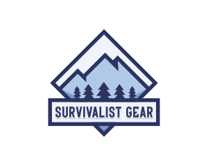 Mountain Peak Adventure logo design