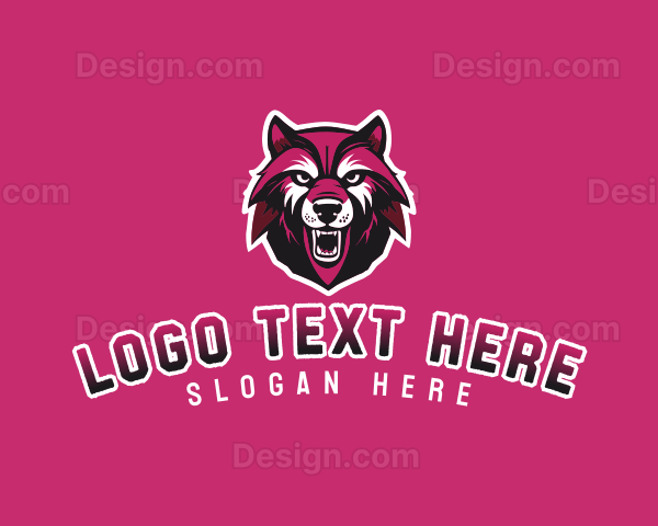 Sport Team Wolf Mascot Logo