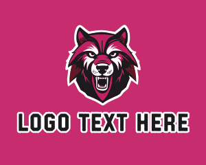 Sport Team Wolf Mascot logo