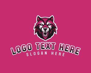 Sport Team Wolf Mascot Logo