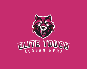 Sport Team Wolf Mascot logo design