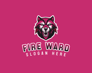 Sport Team Wolf Mascot logo design