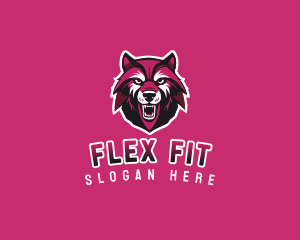 Sport Team Wolf Mascot logo design