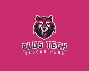 Sport Team Wolf Mascot logo design