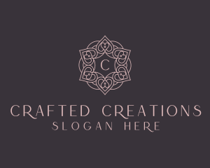 Heart Mandala Decor logo design