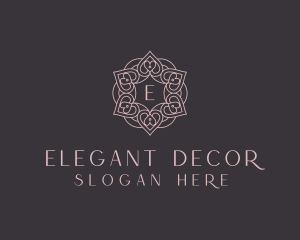 Heart Mandala Decor logo design