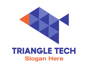 Triangle Purple Bird logo