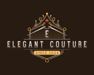 Needle Royalty Tailor Couture logo design