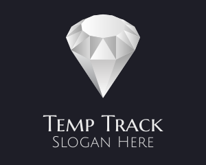 Diamond Location Pin logo design