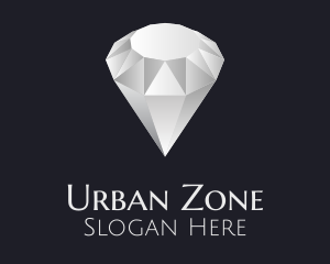 Diamond Location Pin logo design