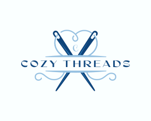 Needle Thread Dressmaking logo design